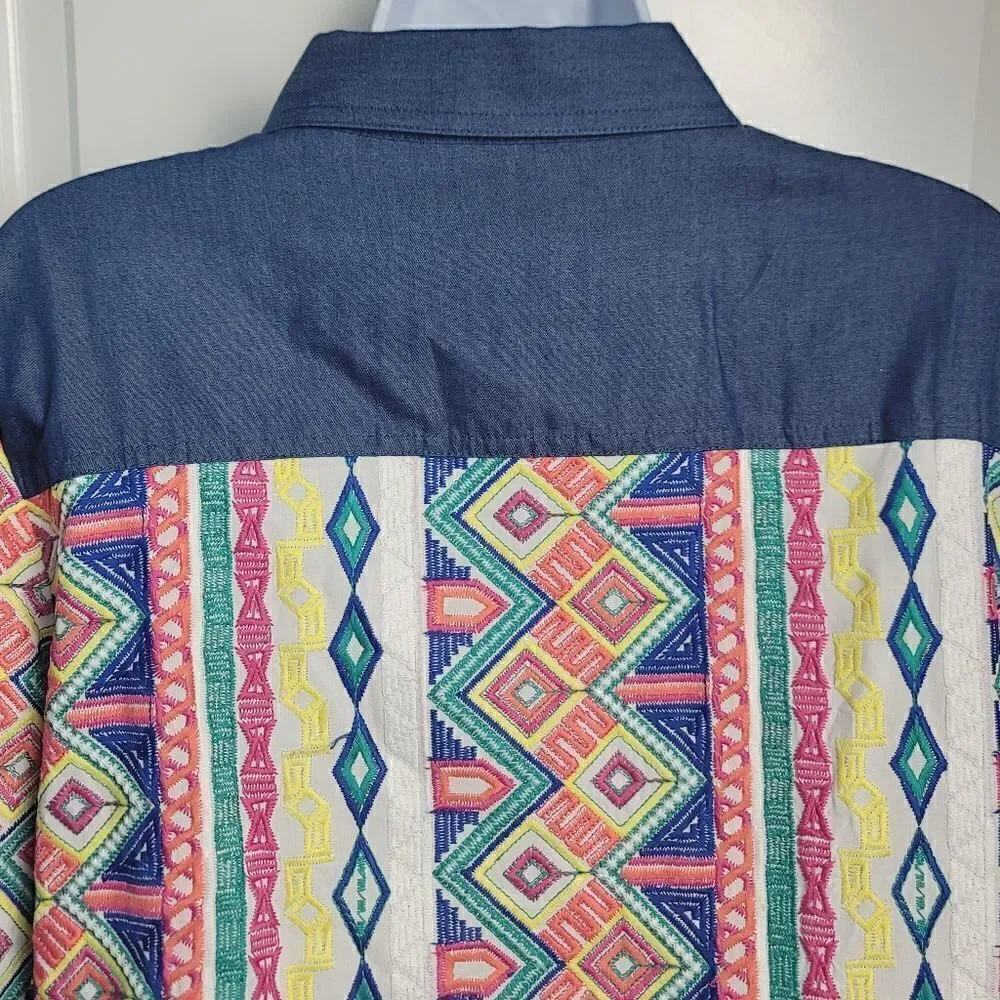 JOHN + MARK Multi Pattern Button Down - Picture 12 of 16